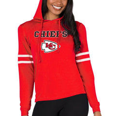 Concepts Sport Women's Marathon Lightweight Lounge Pullover Hoodie - Kansas City Chiefs