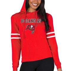 Concepts Sport Women's Marathon Lightweight Lounge Pullover Hoodie - Tampa Bay Buccaneers