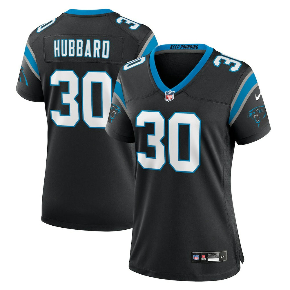 Chuba Hubbard Women's Team Game Jersey - Carolina Panthers