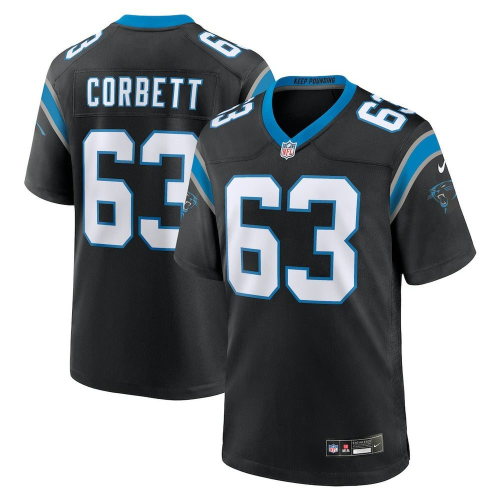 Austin Corbett Team Game Jersey - Carolina Panthers