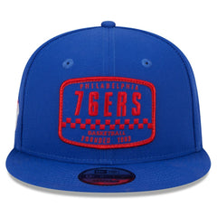 NBA Philadelphia 76ers Rally Drive Finish Line Patch 9FIFTY Snapback Hat