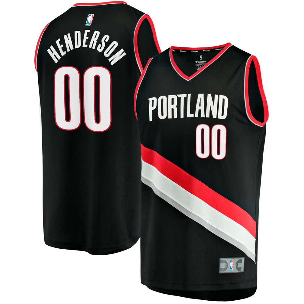 NBA Scoot Henderson Portland Trail Blazers Fast Break Replica Jersey