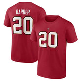 Ronde Barber Retired Player Icon Name & Number T-Shirt - Tampa Bay Buccaneers