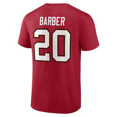 Ronde Barber Retired Player Icon Name & Number T-Shirt - Tampa Bay Buccaneers