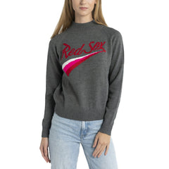 MLB Boston Red Sox Lusso Women's Serena Raglan Pullover Sweater