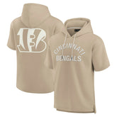 Unisex Elements Super Soft Fleece Short Sleeve Pullover Hoodie - Cincinnati Bengals