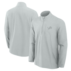 Front Office Micro Tonal Quarter-Zip Pullover - Detroit Lions