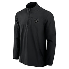 Front Office Micro Tonal Quarter-Zip Pullover - Las Vegas Raiders