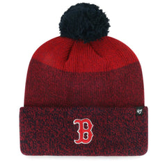 MLB Boston Red Sox '47 Darkfreeze Cuffed Knit Hat with Pom