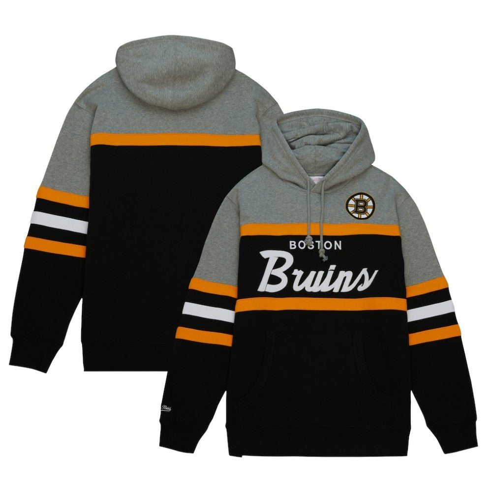 NHL Black/Gray Boston Bruins Head Coach Pullover Hoodie