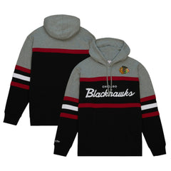 NHL Black/Gray Chicago Blackhawks Head Coach Pullover Hoodie