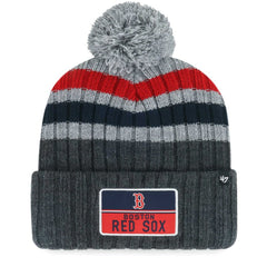 MLB Boston Red Sox '47 Stack Cuffed Knit Hat with Pom