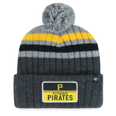 MLB Pittsburgh Pirates '47 Stack Cuffed Knit Hat with Pom