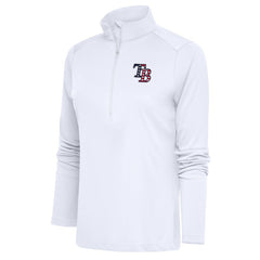 MLB Tampa Bay Rays Antigua Women's Patriotic Tribute Half-Zip Pullover Top