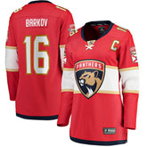 NHL Red Aleksander Barkov Florida Panthers Fanatics Women's Captain Patch Home Breakaway Player Jersey