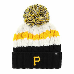 MLB Pittsburgh Pirates '47 Women's Ashfield Cuffed Knit Hat with Pom