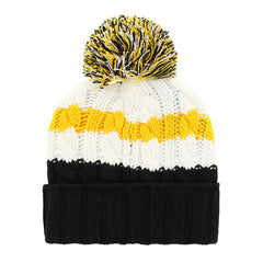 MLB Pittsburgh Pirates '47 Women's Ashfield Cuffed Knit Hat with Pom