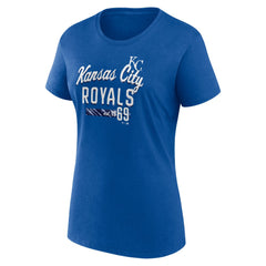 MLB Kansas City Royals Fanatics Women's Logo Fitted T-Shirt