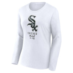 MLB Chicago White Sox Fanatics Women's Lightweight Fitted Long Sleeve T-Shirt