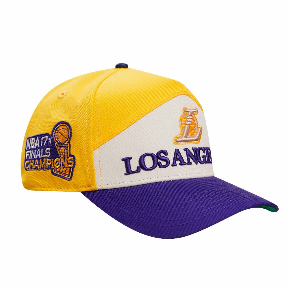 NBA Los Angeles Lakers Pro Standard Pinch Chevron Adjustable Hat