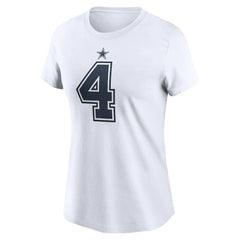 Dak Prescott Women's Player Name & Number T-Shirt - Dallas Cowboys