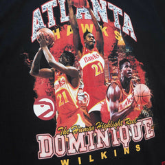 NBA Dominique Wilkins Atlanta Hawks Hardwood Classics Bling Concert Player T-Shirt
