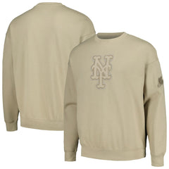 MLB New York Mets Pro Standard Neutral Drop Shoulder Pullover Sweatshirt