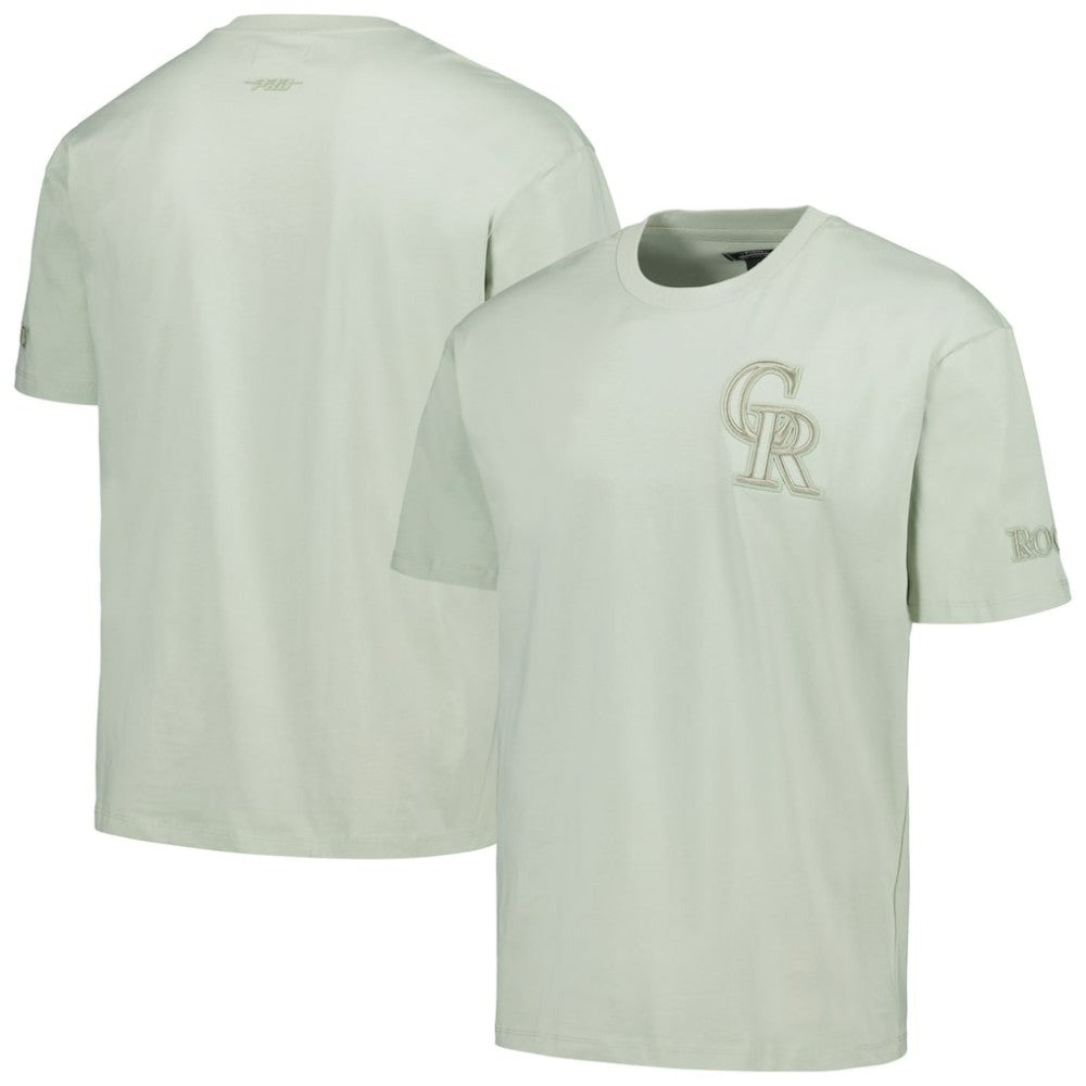 MLB Colorado Rockies Pro Standard Oversized Neutral CJ Dropped Shoulders T-Shirt