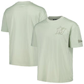 MLB Miami Marlins Pro Standard Oversized Neutral CJ Dropped Shoulders T-Shirt