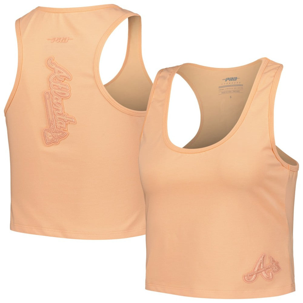 MLB Atlanta Braves Pro Standard Women's Neutral Fitted Racerback Tank Top