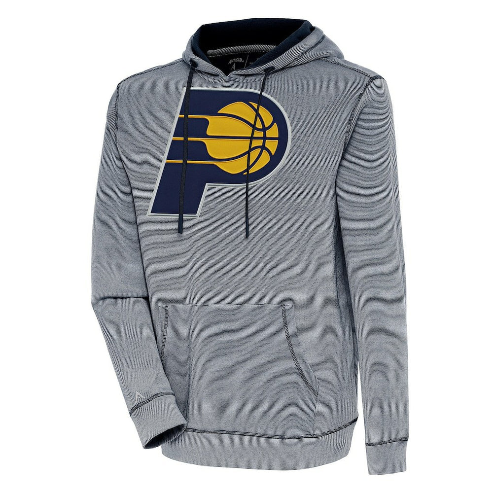 NBA Indiana Pacers Antigua Axe Bunker Tri-Blend Pullover Hoodie