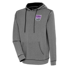 NBA Sacramento Kings Antigua Axe Bunker Tri-Blend Pullover Hoodie