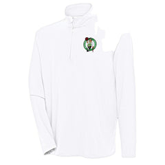 NBA Boston Celtics Antigua Hunk Quarter-Zip Pullover Top