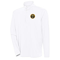 NBA Denver Nuggets Antigua Hunk Quarter-Zip Pullover Top sale