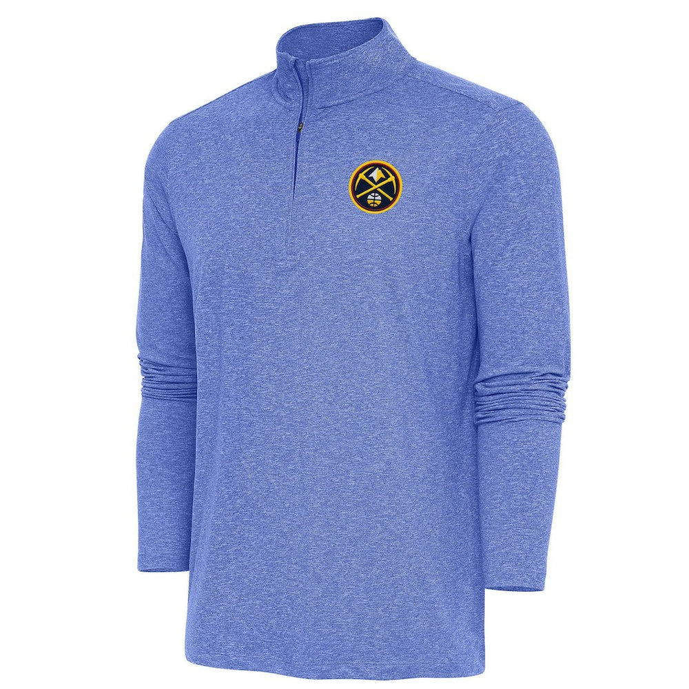 NBA Denver Nuggets Antigua Hunk Quarter-Zip Pullover Top sale
