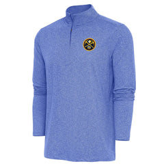 NBA Denver Nuggets Antigua Hunk Quarter-Zip Pullover Top sale
