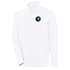 NBA Minnesota Timberwolves Antigua Hunk Quarter-Zip Pullover Top