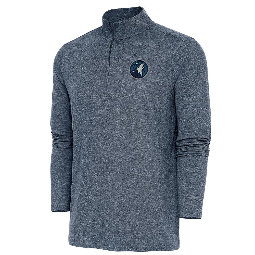 NBA Minnesota Timberwolves Antigua Hunk Quarter-Zip Pullover Top