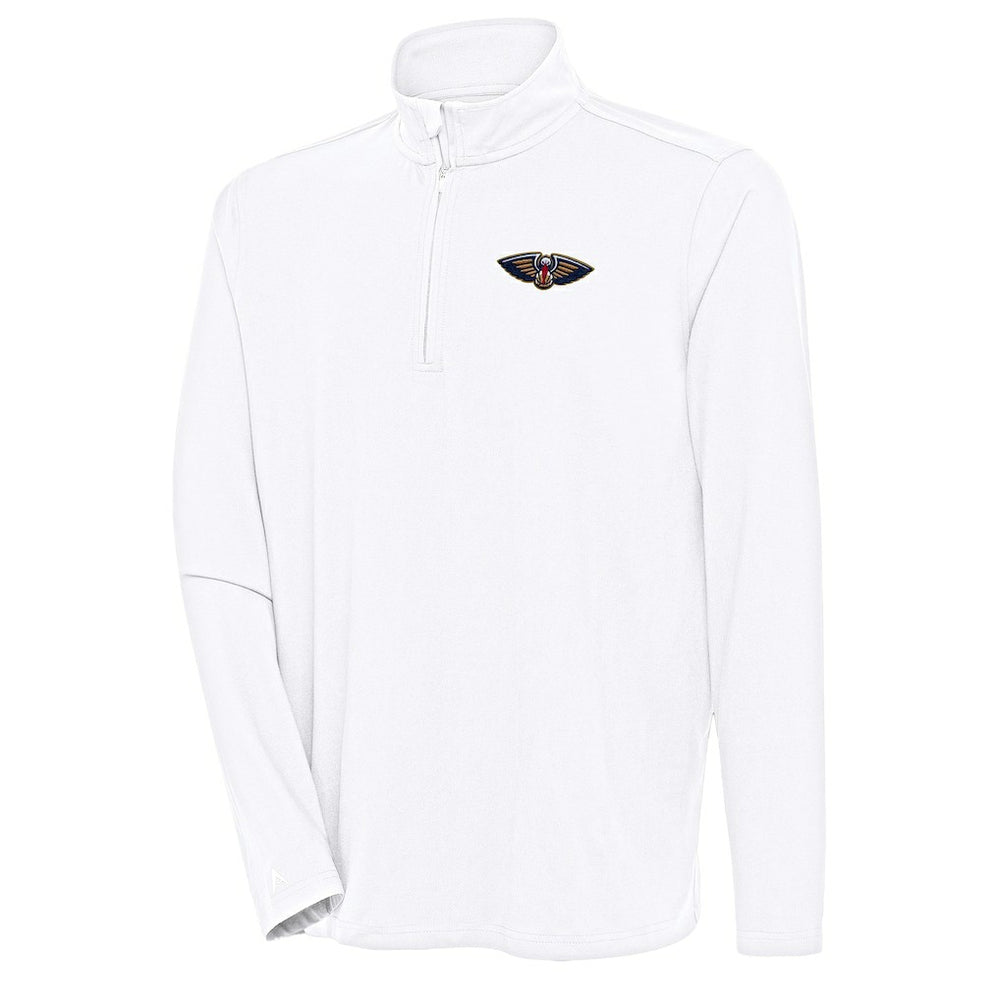 NBA New Orleans Pelicans Antigua Hunk Quarter-Zip Pullover Top