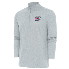 NBA Oklahoma City Thunder Antigua Hunk Quarter-Zip Pullover Top