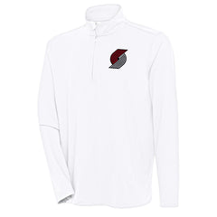 NBA Portland Trail Blazers Antigua Hunk Quarter-Zip Pullover Top