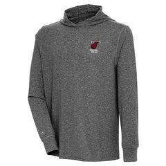 NBA Miami Heat Antigua Saga Long Sleeve Hoodie T-Shirt