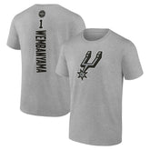 NBA Victor Wembanyama San Antonio Spurs Playmaker Name & Number T-Shirt