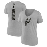 NBA Victor Wembanyama San Antonio Spurs Women's Playmaker Name & Number V-Neck T-Shirt