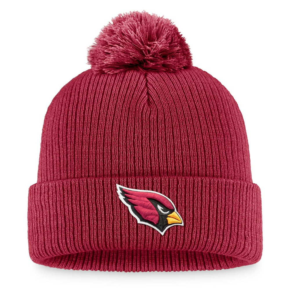 Women's Cuffed Knit Hat with Pom - Arizona Cardinals