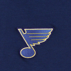 NHL Heather Navy St. Louis Blues Antigua Spikes Raglan Quarter-Zip Hoodie