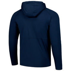 NHL Heather Navy Tampa Bay Lightning Antigua Spikes Raglan Quarter-Zip Hoodie