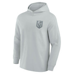 NHL Gray Vegas Golden Knights Fanatics Elements Lightweight Tri-Blend Fleece Hoodie