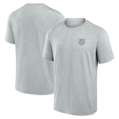 NHL Gray Los Angeles Kings Fanatics Front Office Tech T-Shirt