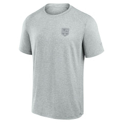 NHL Gray Los Angeles Kings Fanatics Front Office Tech T-Shirt